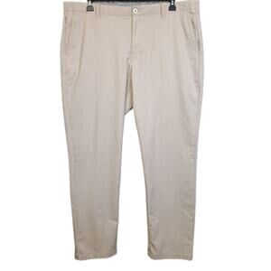 Tommy Bahama On Par Men’s Golf Pants 40 x 30 Heathered Beige Flat Front